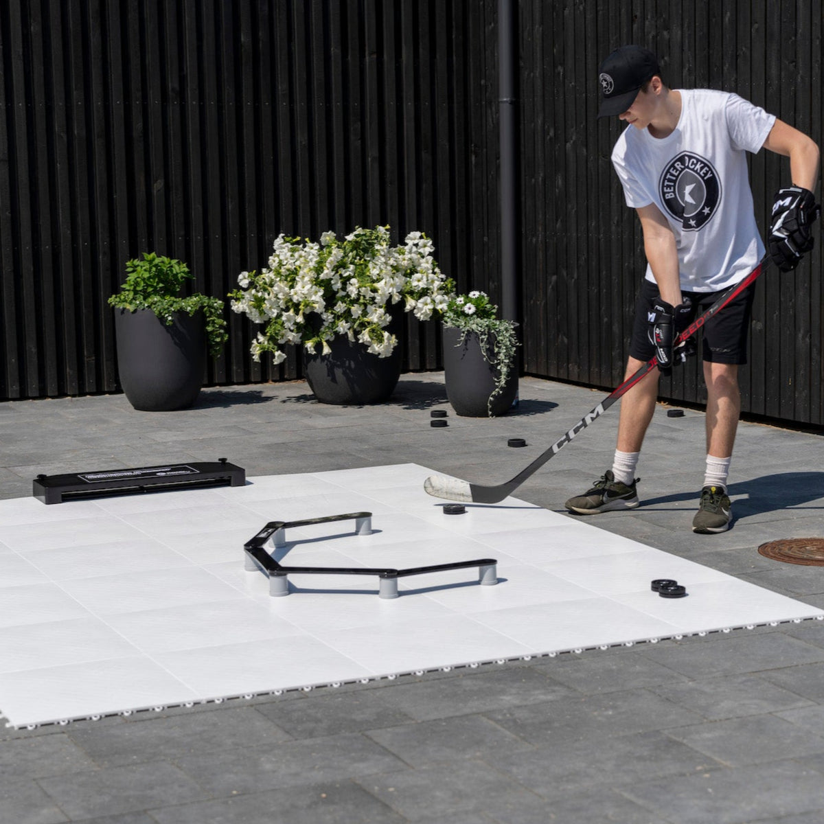 A real rink, not a mat